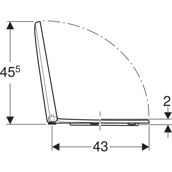 Geberit Renova WC-Sitz 573025000