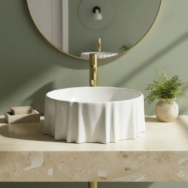 Aufsatzwaschbecken Anastazja Ø 42cm