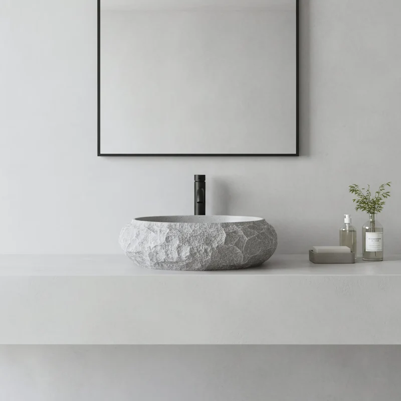 Aufsatzwaschbecken Mika Gabro 50x38cm