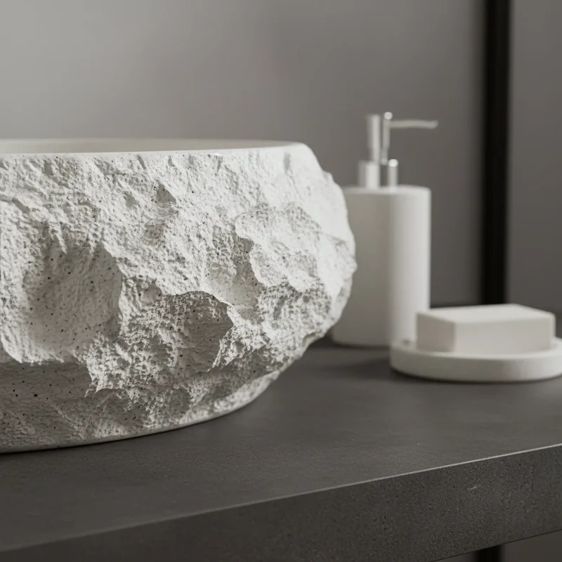 Aufsatzwaschbecken Mika Ivory 50x38cm