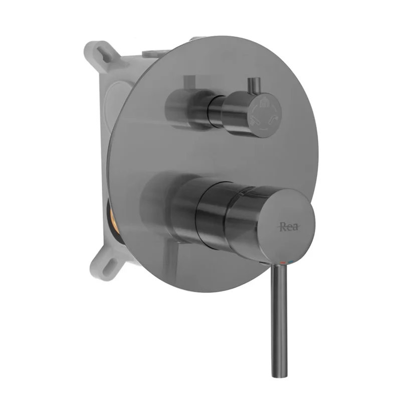 Dusche Unterputz Lungo Titan Matt
