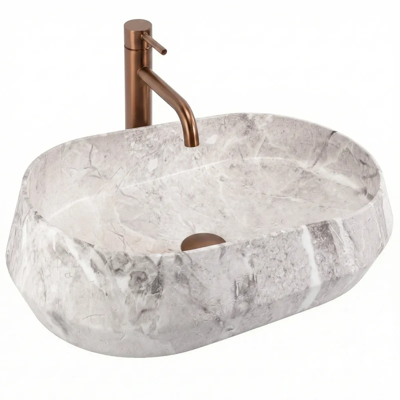 Aufsatzwaschbecken Zoe Rock 55x35,5cm