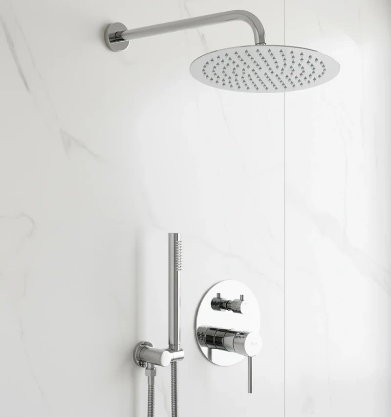 Unterputz Dusche Lungo Diamond Chrom