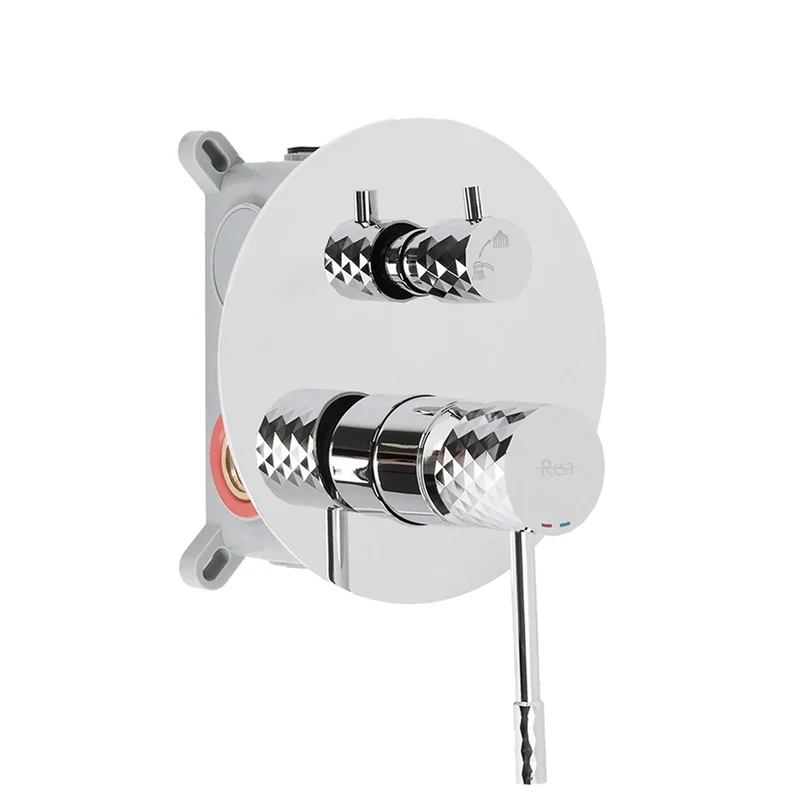 Unterputz Dusche Lungo Diamond Chrom