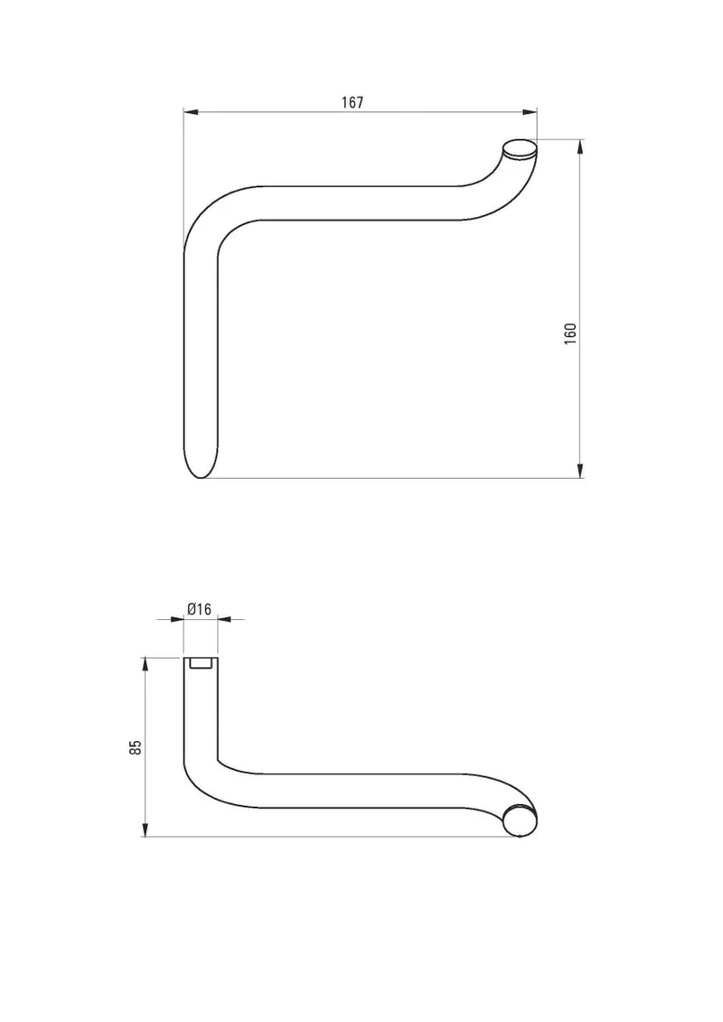 DEANTE Silia Toilettenpapierhalter // gebürstetes Gold // ADI-R211