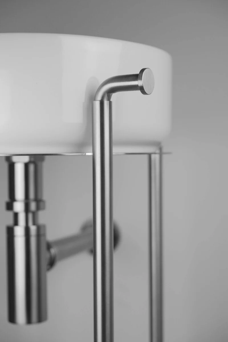DEANTE Silia Freistehende Badezimmerkonsole // gebürsteter Stahl // CKS-F36A