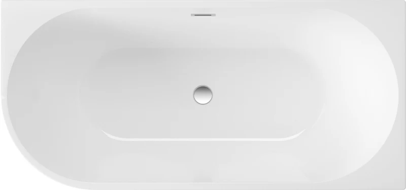 DEANTE Silia Wand- oder Freistehende Badewanne - Rechts - 170 cm // Weiß // KDS-017P