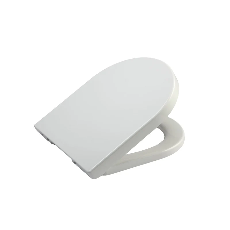 ALONI PREMIUM-TOILETTENSITZ - SOFT CLOSE - QUICK RELEASE - TOPFIX - DUROPLAST - EDELSTAHL-SCHARNIERE - GLÄNZENDES WEISS