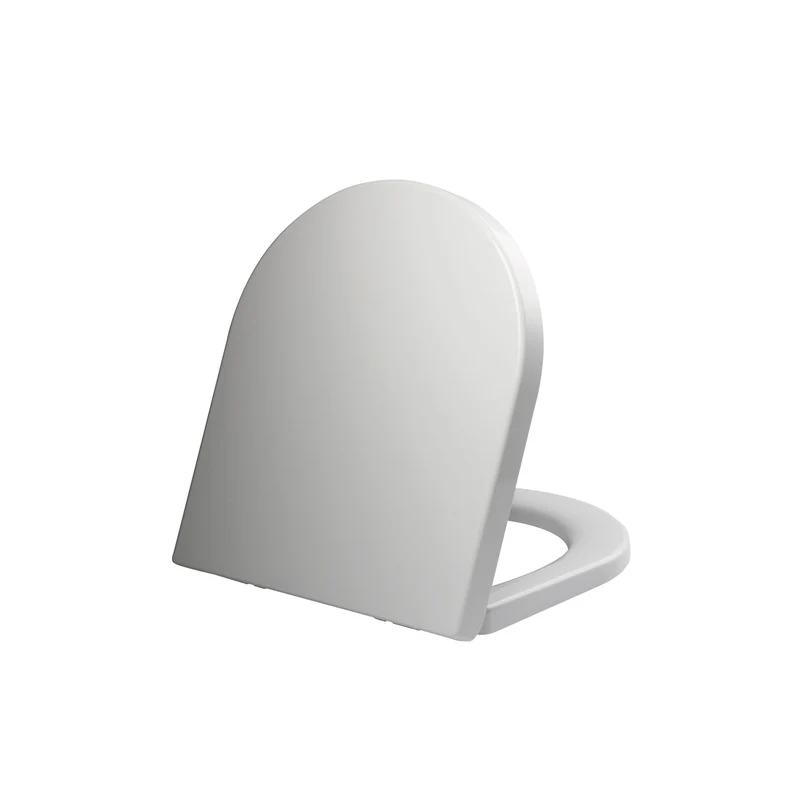 ALONI PREMIUM-TOILETTENSITZ - SOFT CLOSE - QUICK RELEASE - TOPFIX - DUROPLAST - EDELSTAHL-SCHARNIERE - GLÄNZENDES WEISS
