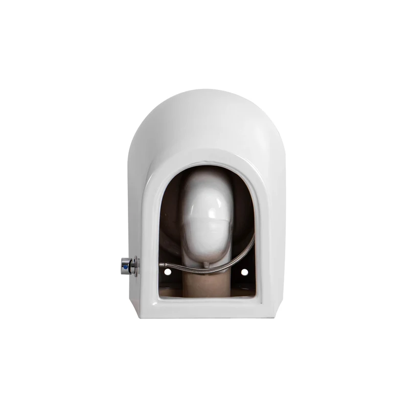 Oase DL Wand-WC spülrandlos mit Bidet-Funktion inkl. integrierter Kalt Armatur - 49 CM