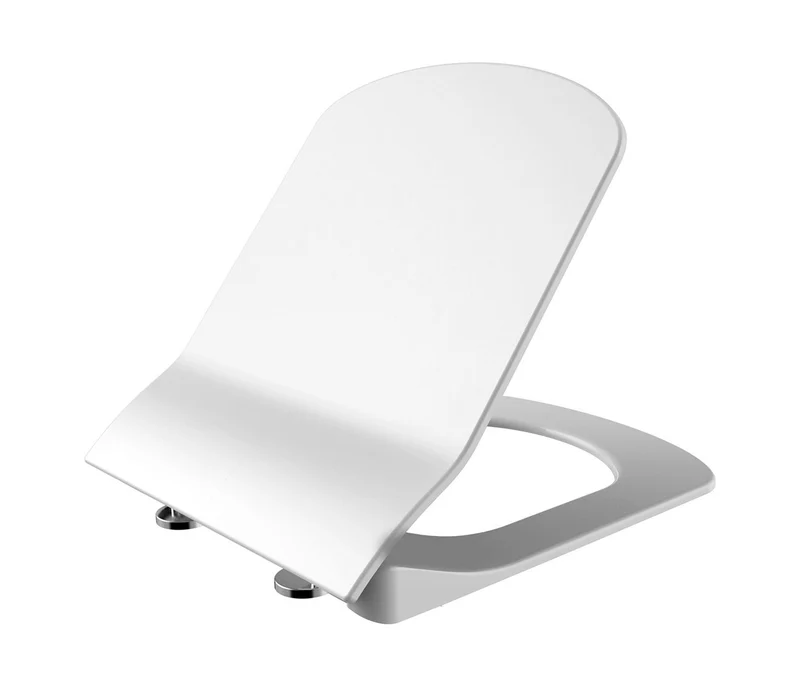 Oase CR ELEGANT TOILETTSITZ - SCHLANKES DESIGN - SOFT CLOSE - DUROPLAST - EDELSTAHL-SCHARNIERE - GLÄNZENDES WEISS