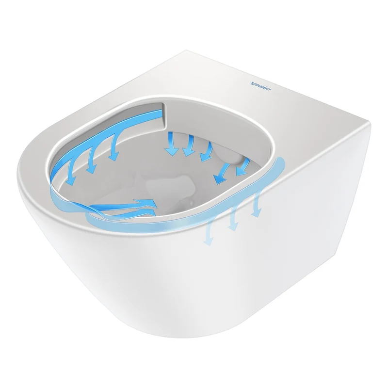 Duravit D-Neo Wand-WC mit WC-Sitz, weiß