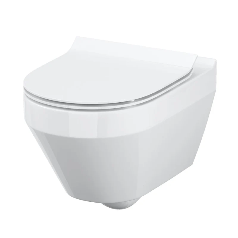 Cersanit Crea Wand-WC mit WC-Sitz, weiß