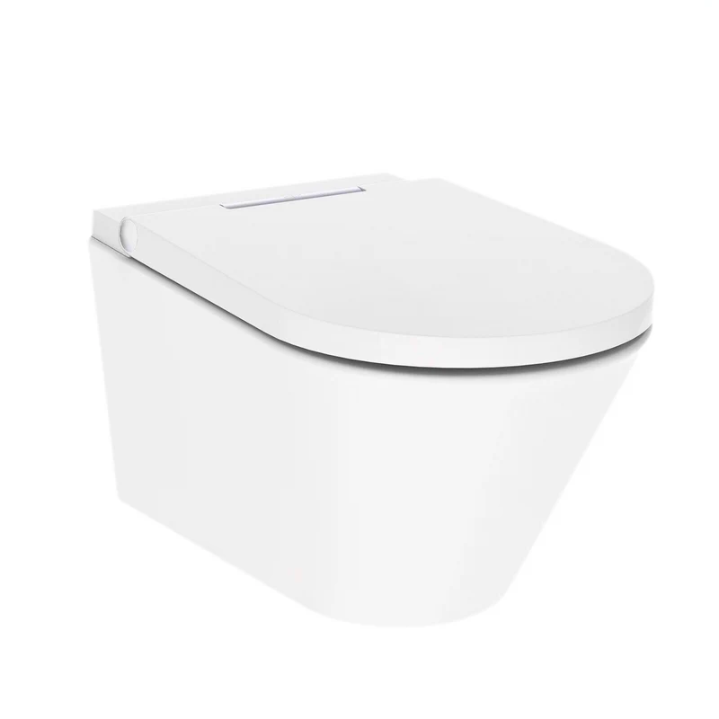 Smart Dusch-WC Komplettanlage weiß Tiefspüler Spülrandlos