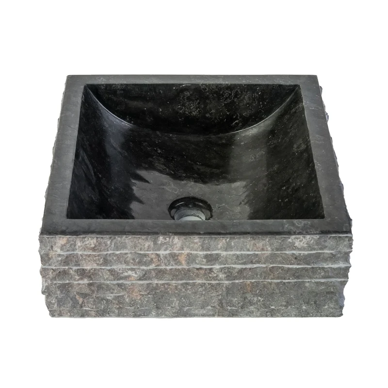 Quadratisches Waschbecken, Alur, röhrenförmig