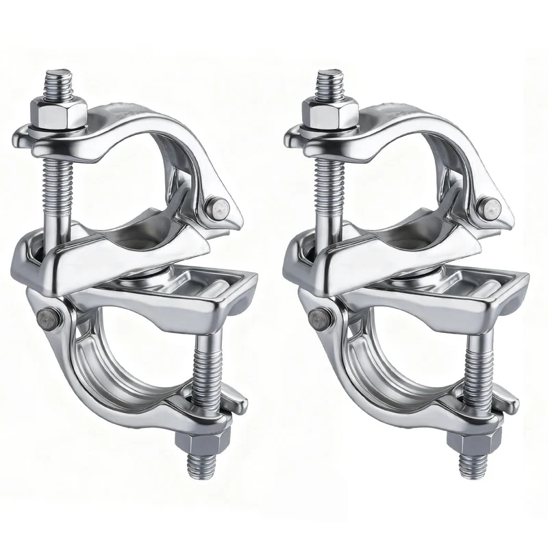 Drehkupplung Gerüst 4er Set – 360° Rohrkupplung für 45-50mm Gerüstrohre, Verzinkt, Robust & Korrosionsbeständig