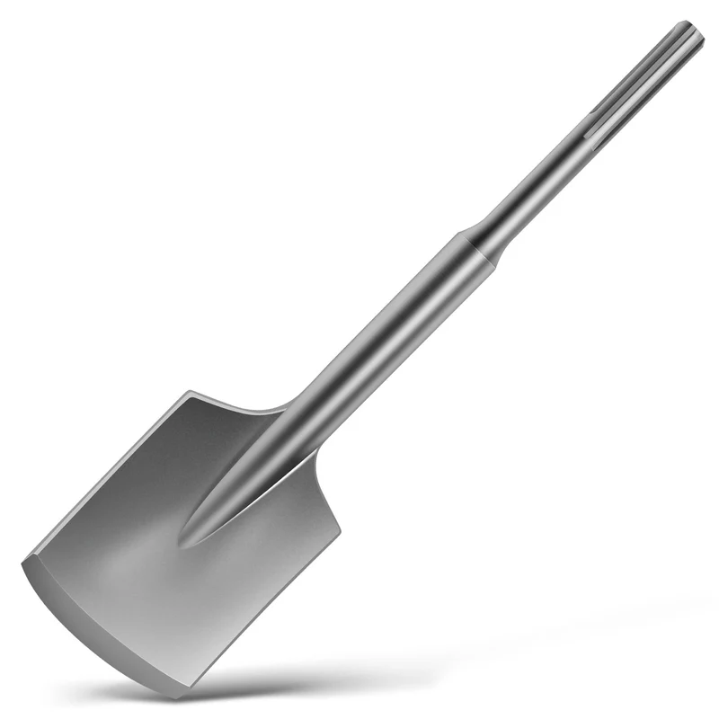 XIIW SDS Max Schaufelmeißel 435 x 110 mm | Breiter Fliesenmeißel aus gehärtetem 40Cr Stahl | Profi Meißel für Beton, Estrich & Fliesen