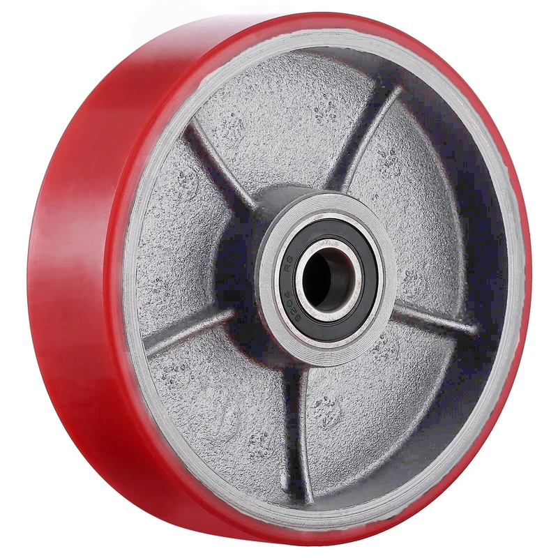 PU-Lenkräder 2er-Set 180x50 mm für Hubwagen – Leise, Tragfähig bis 3000 kg – Ersatzräder