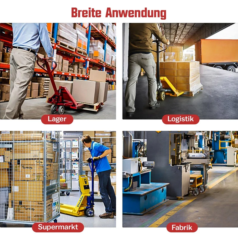 PU-Lenkräder 2er-Set 180x50 mm für Hubwagen – Leise, Tragfähig bis 3000 kg – Ersatzräder