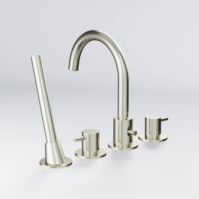 Serie 100 4-Loch Wannenrand-Armatur