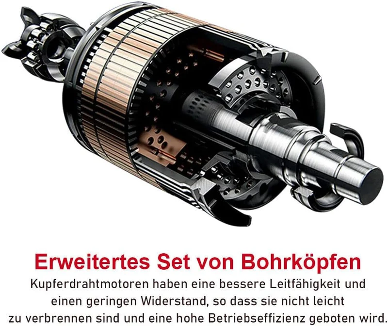 Drain Clean Rohrreinigungsgerät 39.5m Spirale | 500W 450PRMM | für Ø30-100mm Rohrleitungen | 8 Köpfe |