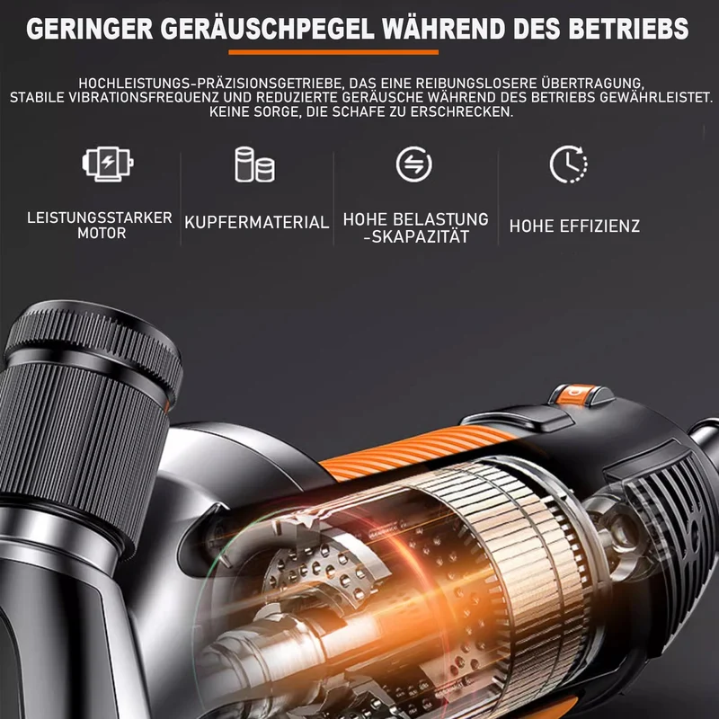550W Profi-Schafschermaschine – Verstellbare Tierhaarschneidemaschine für Schafe & Hunde mit dickem Fell
