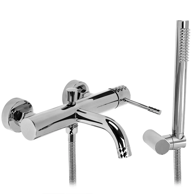 Badewannenarmatur Lungo Diamond Chrom