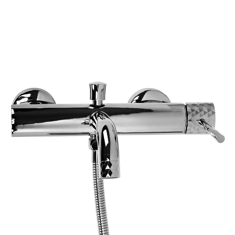 Badewannenarmatur Lungo Diamond Chrom