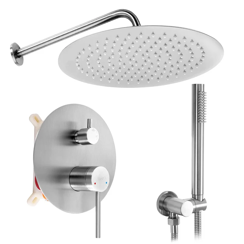 Dusche Unterputz Foss Chrom Matt