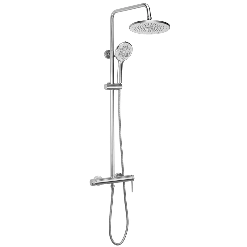 Dusche Foss Chrom Matt