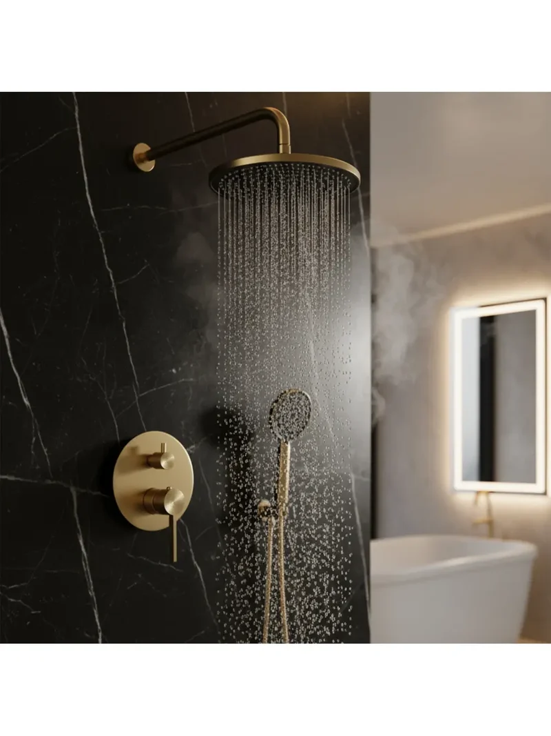 Dusche Unterputzarmatur Foster Gold Matt