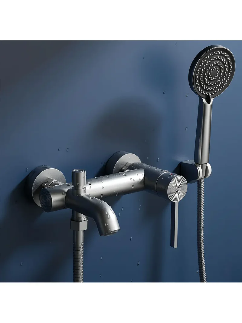 Badewannenarmatur Foster Chrom Matt