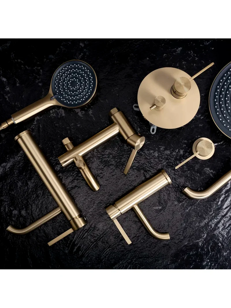 Badewannenarmatur Foster Gold Matt