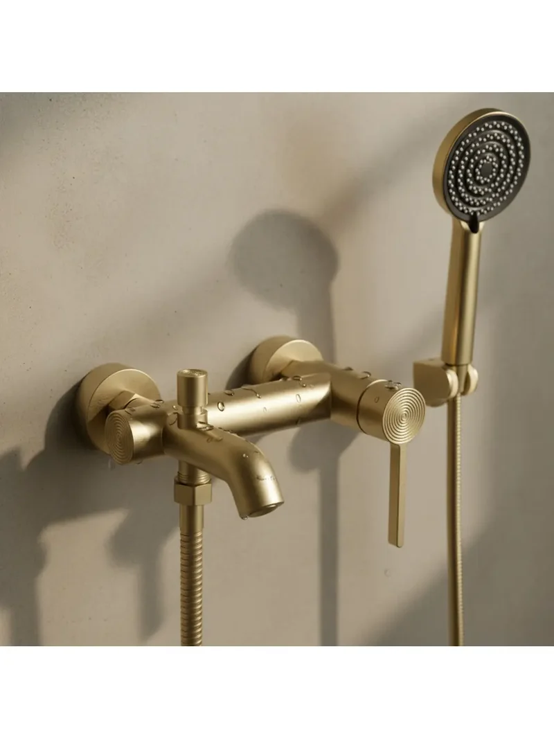 Badewannenarmatur Foster Gold Matt