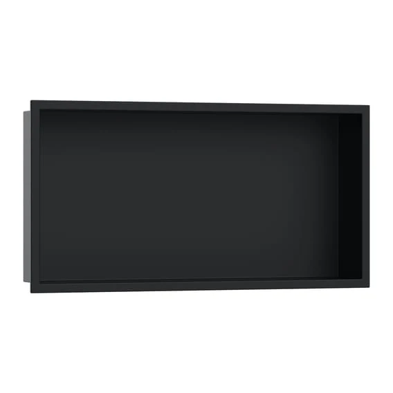hansgrohe XtraStoris Original Wandnische mit integriertem Rahmen schwarz matt