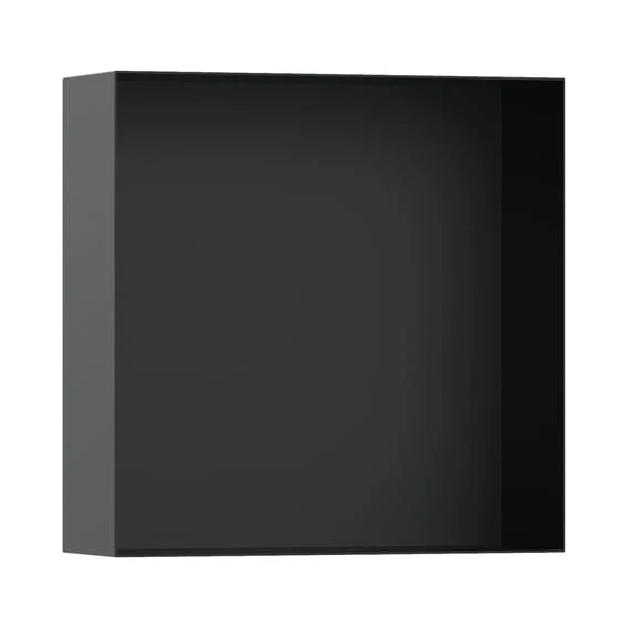 hansgrohe XtraStoris Minimalistic Wandnische mit offenem Rahmen schwarz matt