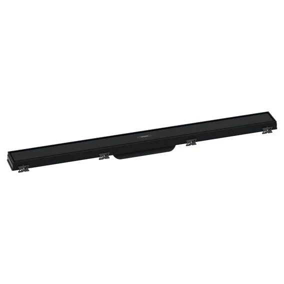 hansgrohe RainDrain Match Abdeckung für Duschrinne einseitig befliesbar, schwarz matt