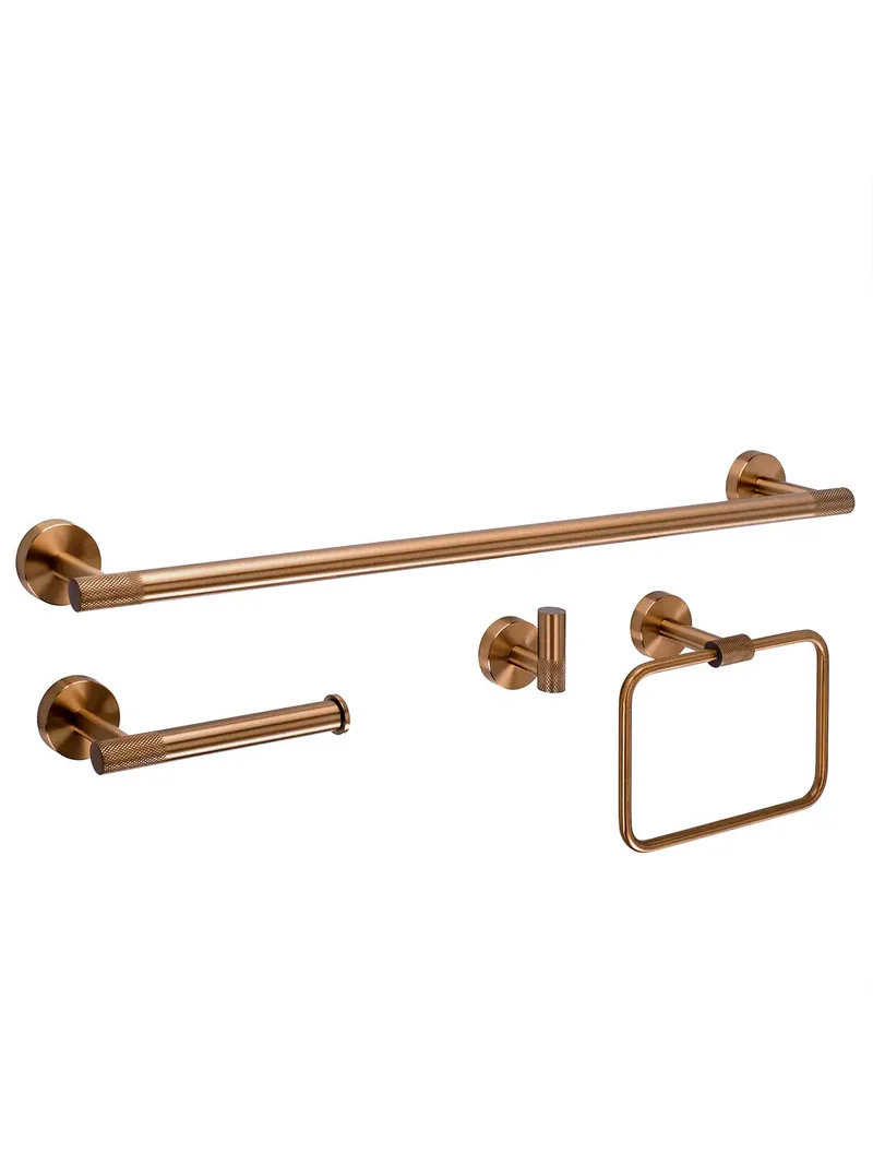 Accessoire-Set GRID Kupfer Matt 4-teilig
