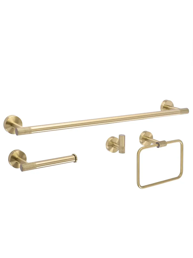 Accessoire-Set GRID Gold Matt 4-teilig