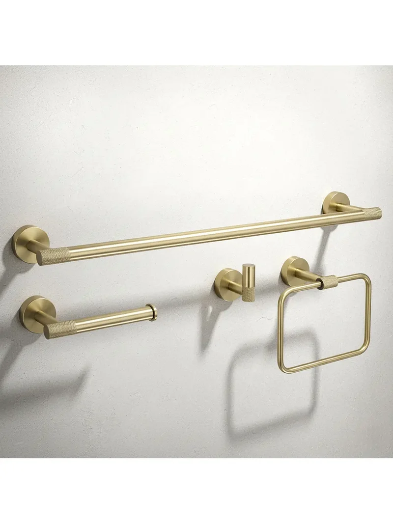 Accessoire-Set GRID Gold Matt 4-teilig