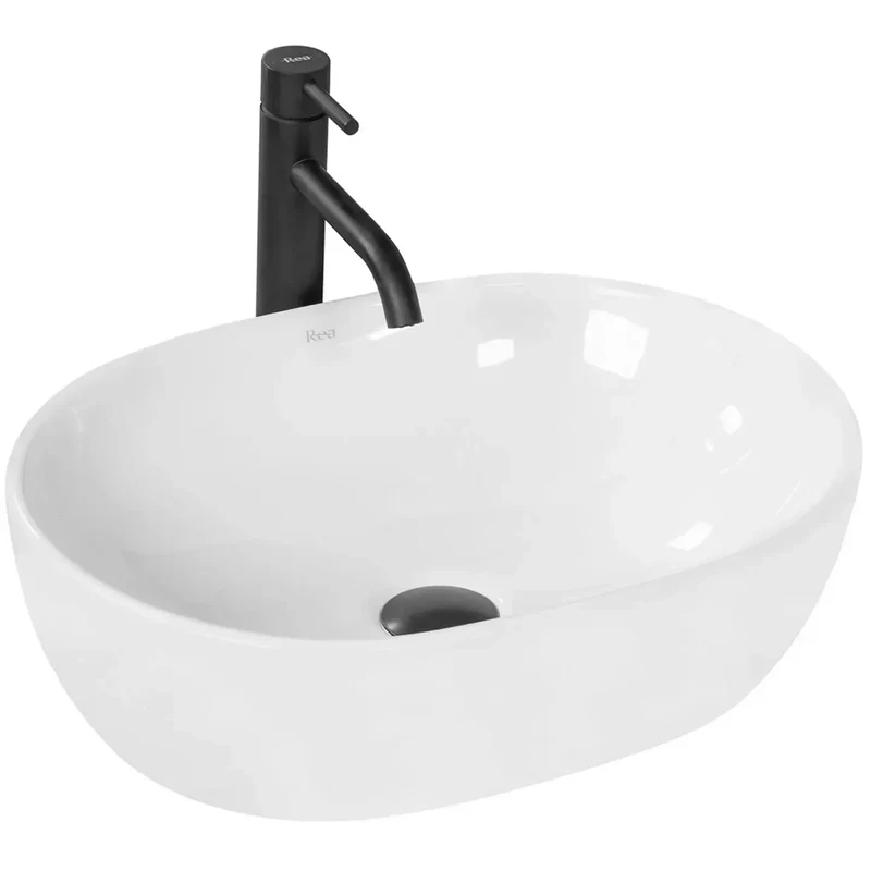 Aufsatzwaschbecken Amelia White
