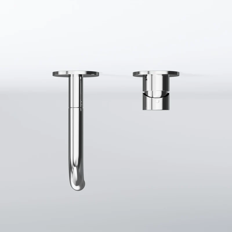 Serie 100 Waschtisch-Wand-Einhebelmischer (Fertigmontageset)