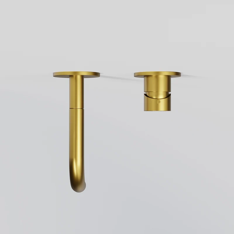 Serie 100 Waschtisch-Wand-Einhebelmischer (Fertigmontageset)