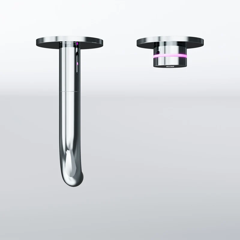 Serie 390 iFlow - Vollelektronische Wand-Waschtisch-Armatur