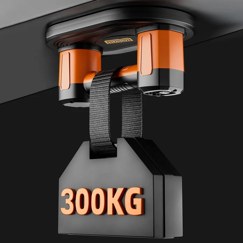 ‌Elektrischer Akku Vakuum-Saugheber 300kg | Automatische Druckregulierung‌ ‌Professioneller Plattenheber für Terrassenplatten, Glas & Feinsteinzeug