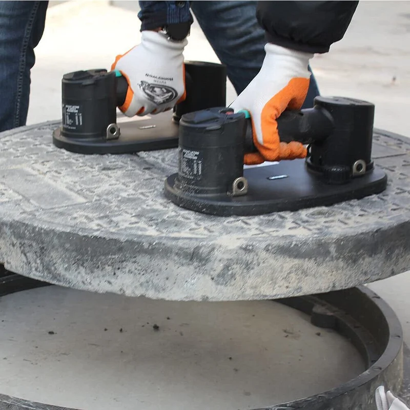 ‌Elektrischer Akku-Vakuumheber 240kg | Automatische Druckregulierung – Profi-Plattenheber für Terrassenplatten, Betonplatten & Glas