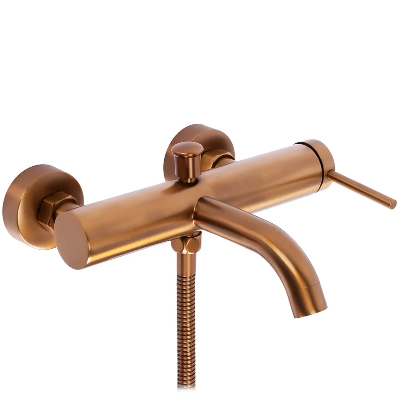 Badewannenarmatur Spot Kupfer Matt