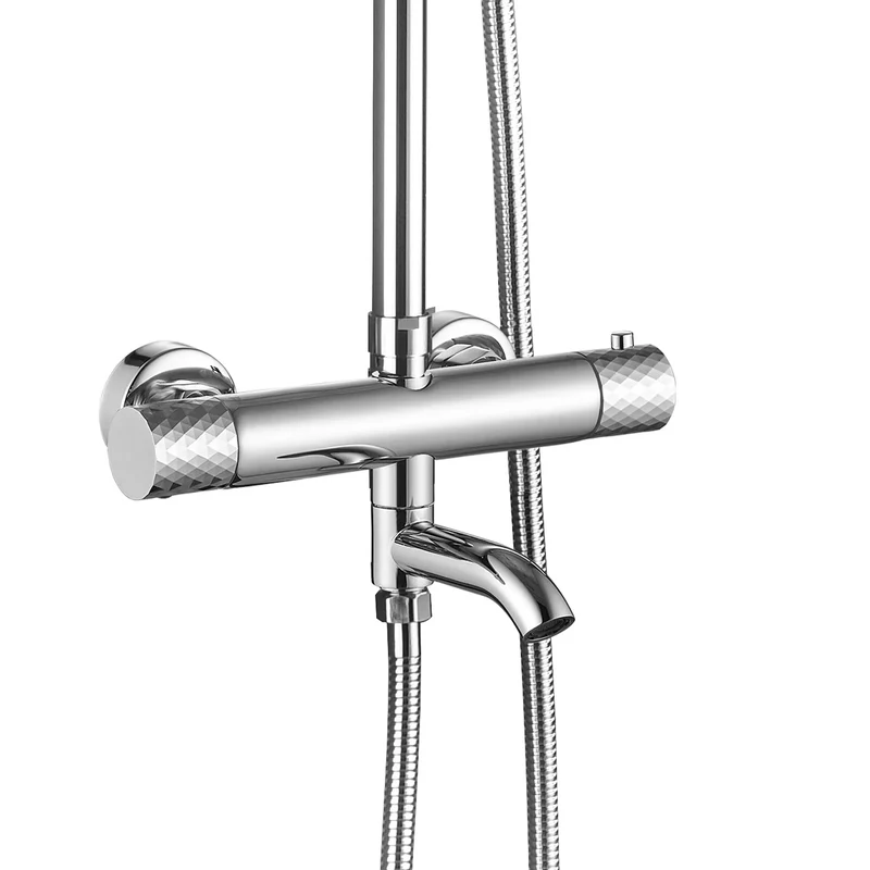 Dusche Lungo Diamond Chrom mit Thermostat