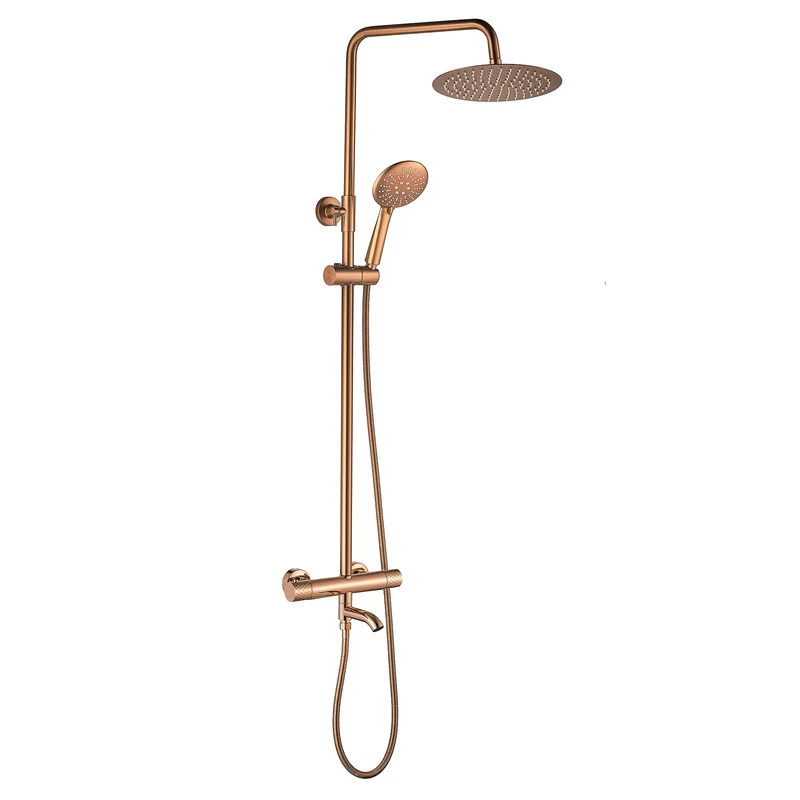 Dusche Lungo Diamond Kupfer mit Thermostat