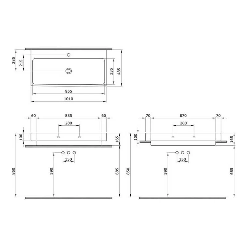 Bocchi Scala Arch Aufsatzwaschbecken – Design Keramik Waschbecken